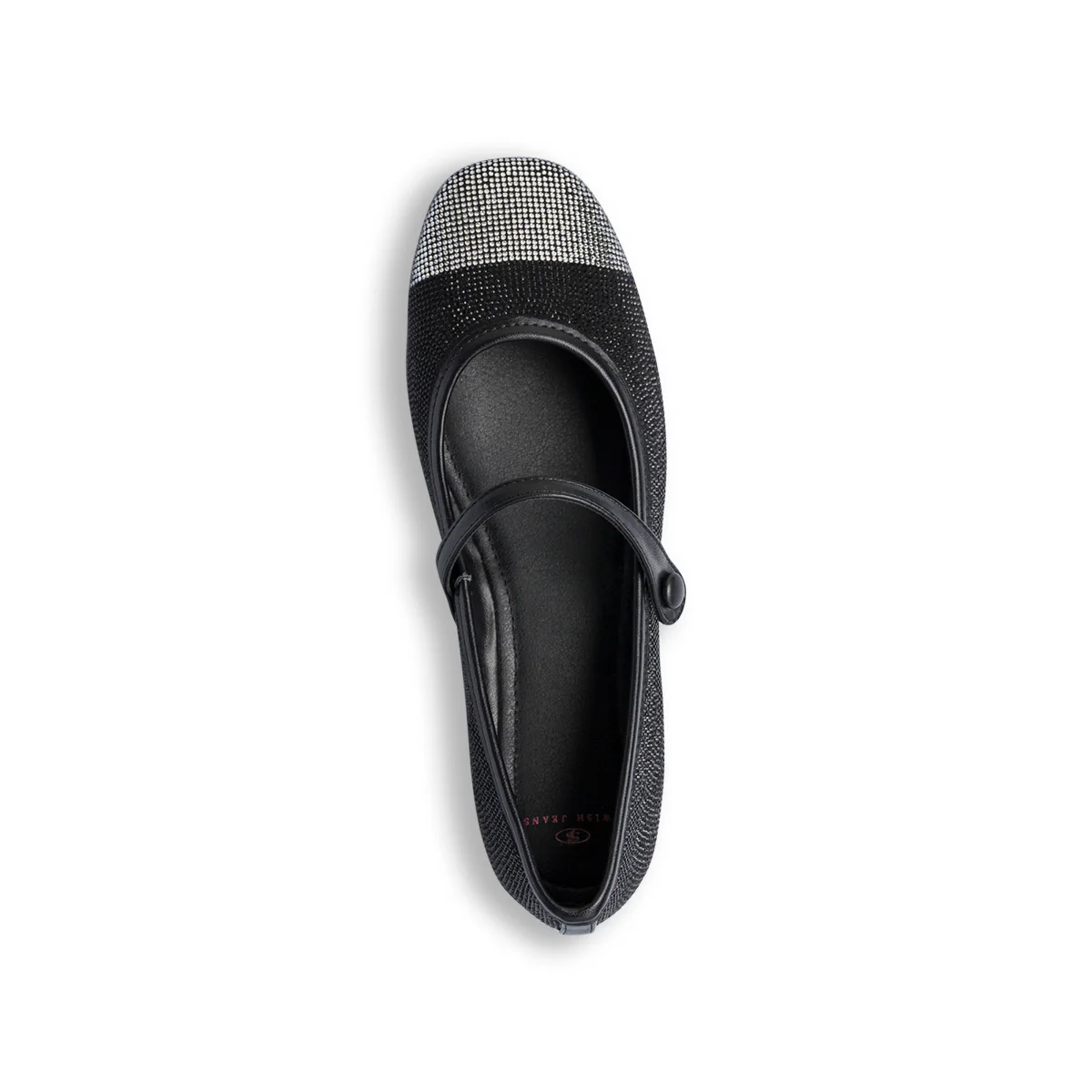 Ballerine con strass nere e argento da donna Swish Jeans - Image 8