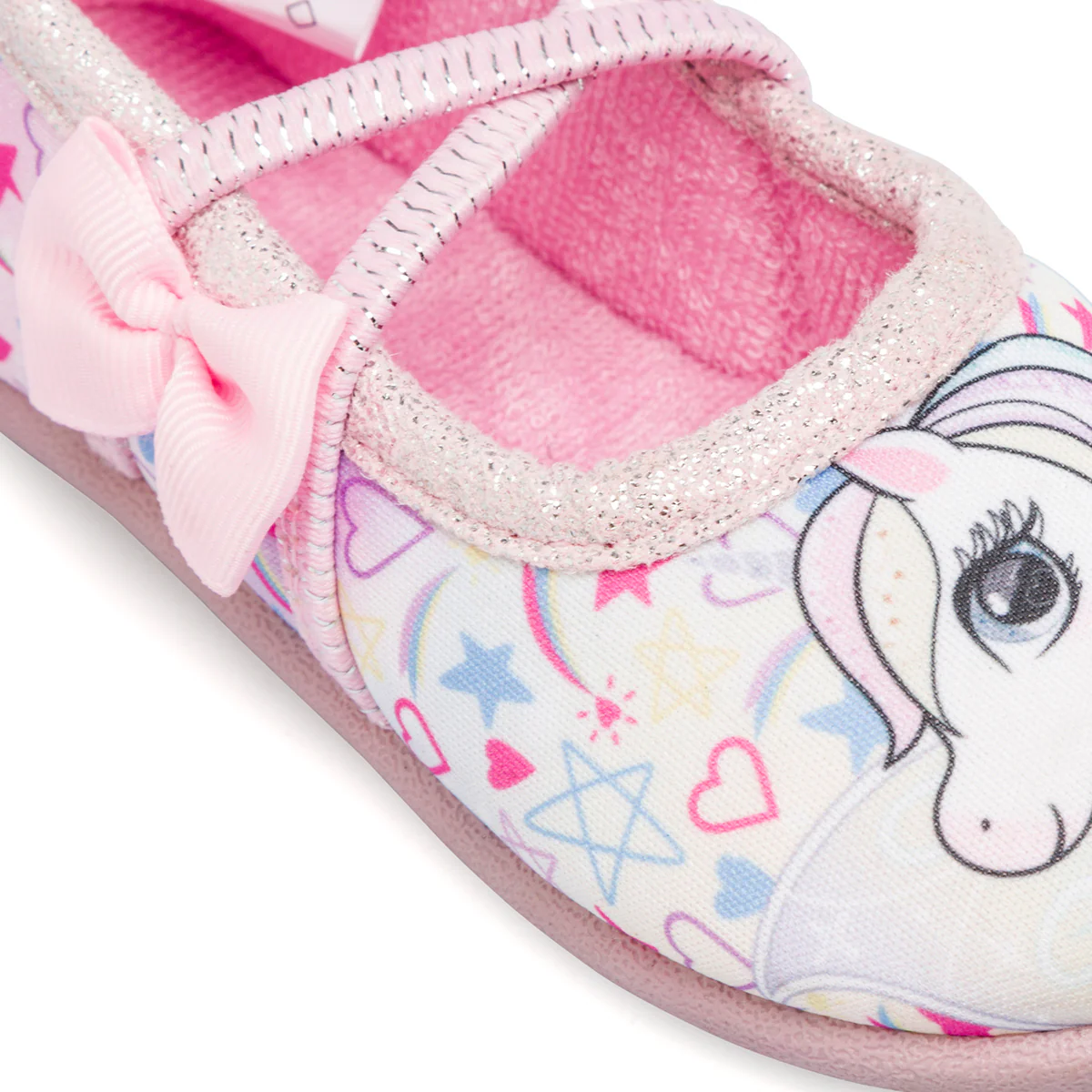 Ballerine da bambina primi passi rosa con grafica Unicorno - Image 5