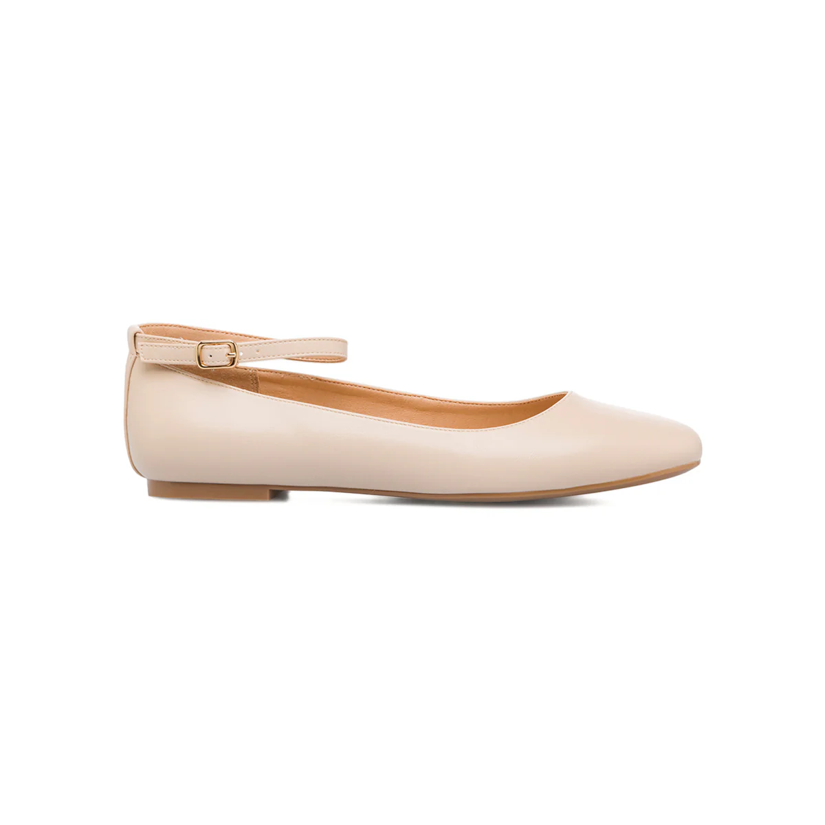 Ballerine da donna beige con cinturino alla caviglia Swish Jeans - Image 4