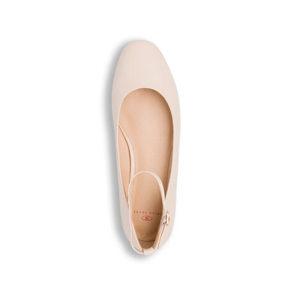 Ballerine da donna beige con cinturino alla caviglia Swish Jeans - Image 8