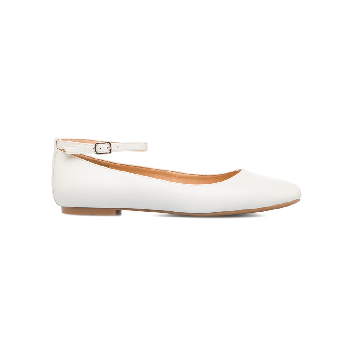 Ballerine da donna bianche con cinturino alla caviglia Swish Jeans - Image 4