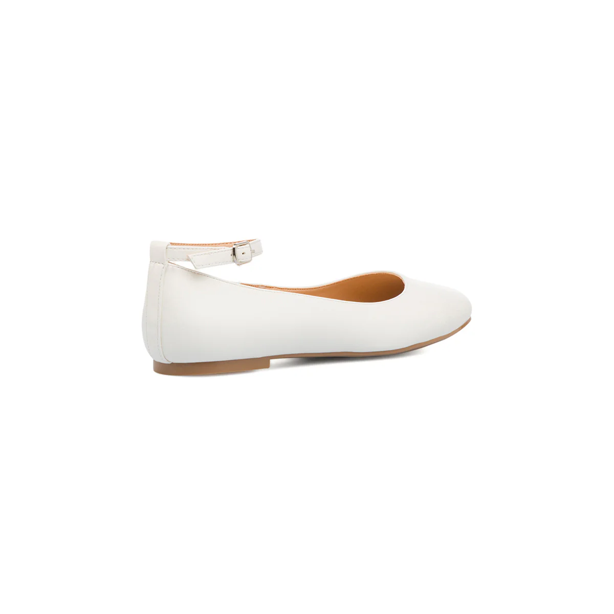 Ballerine da donna bianche con cinturino alla caviglia Swish Jeans - Image 7
