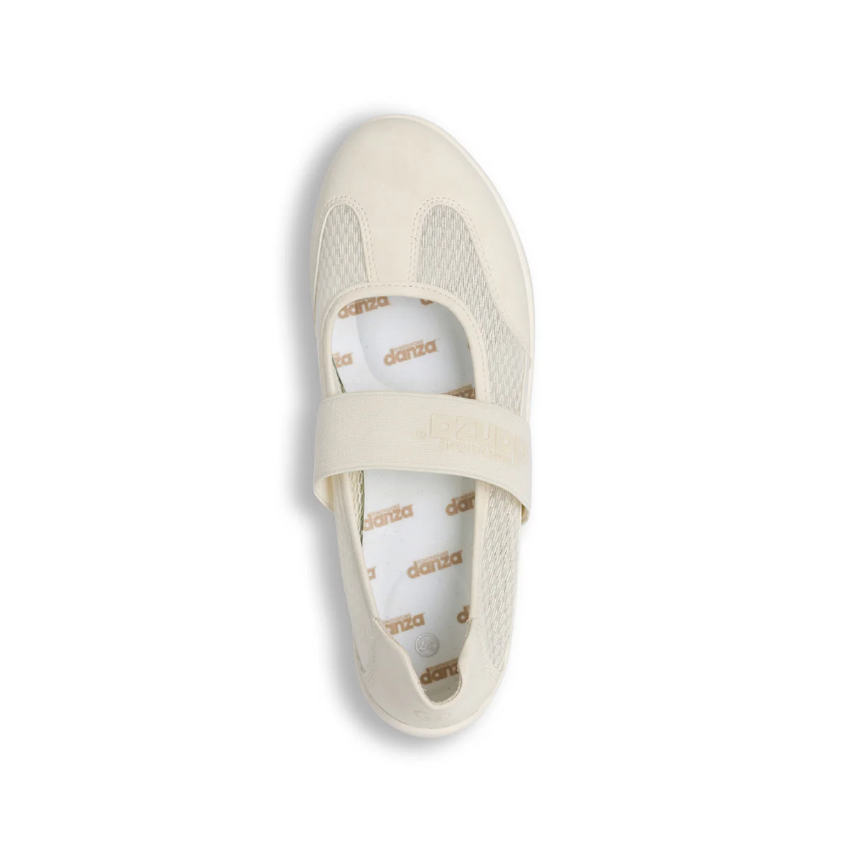 Ballerine da Donna bianche con inserti in mesh Dimensione Danza - Image 5