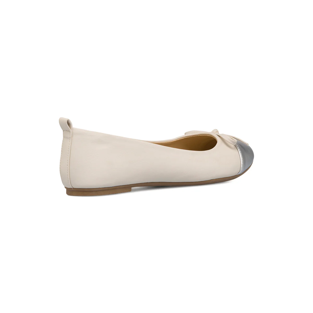Ballerine gioiello da donna  nude con punta argento Lora Ferres - Image 3