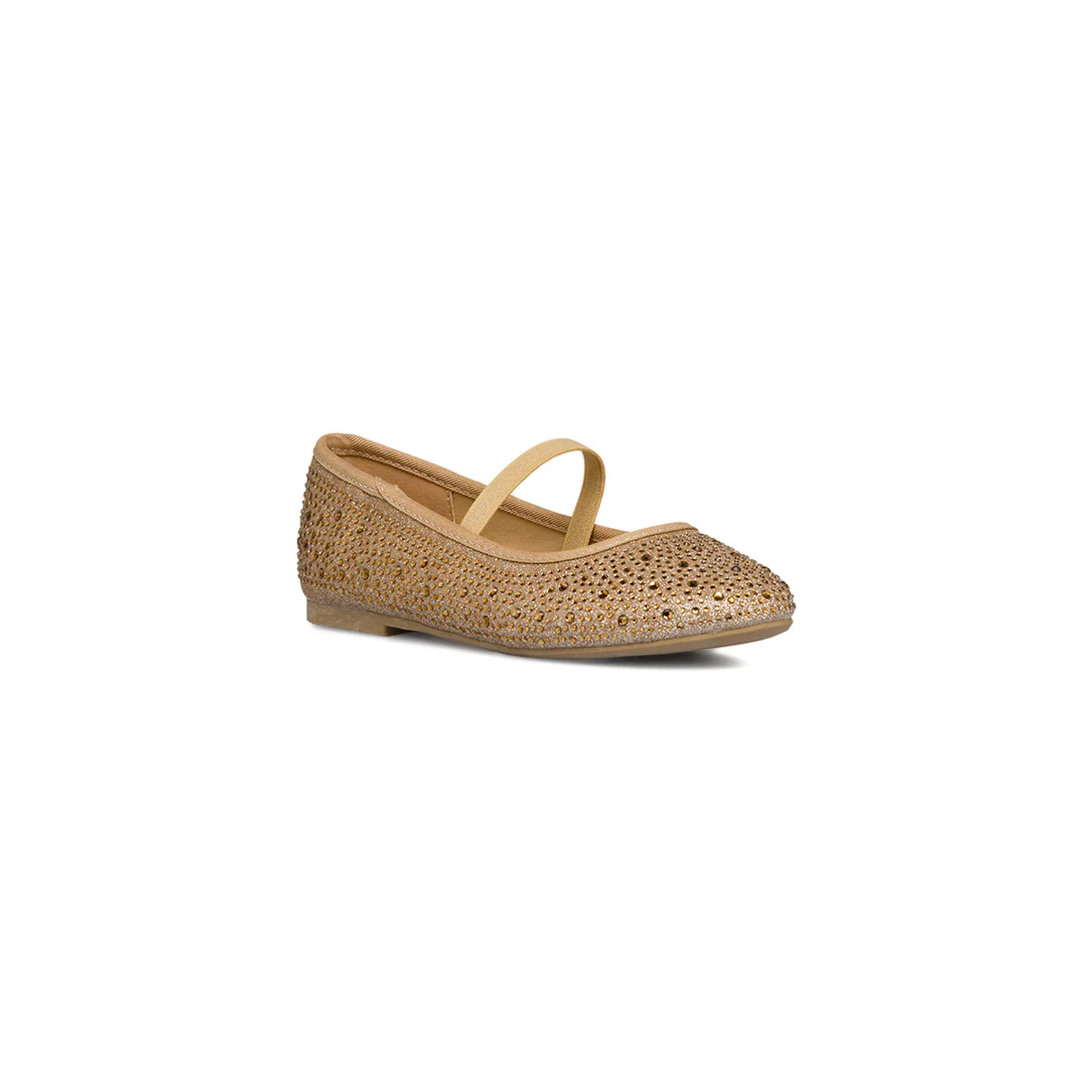 Ballerine glitter oro da ragazza con strass 10 Baci - Image 2