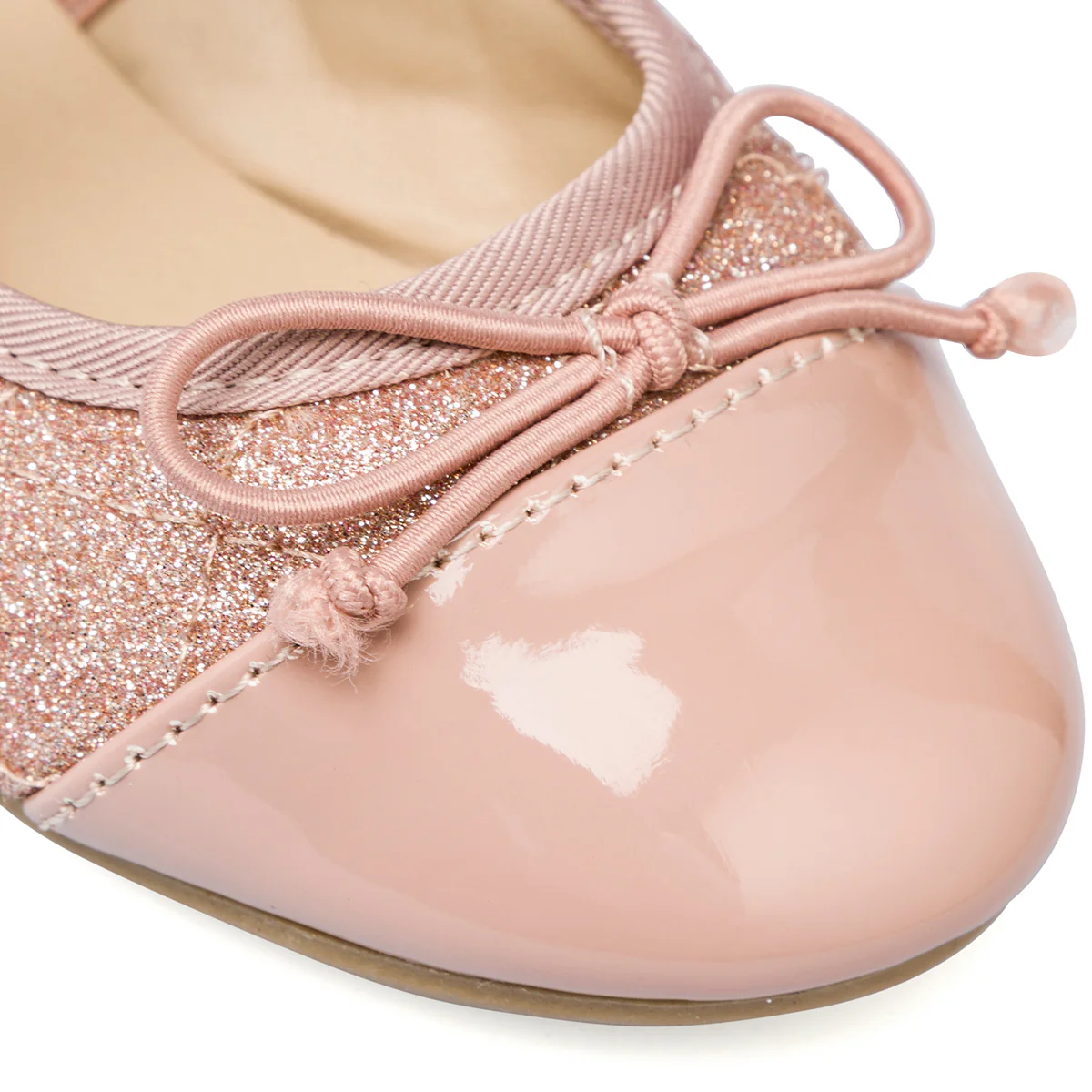 Ballerine glitter rosa da bambina con fiocco Le Scarpe di Alice - Image 5