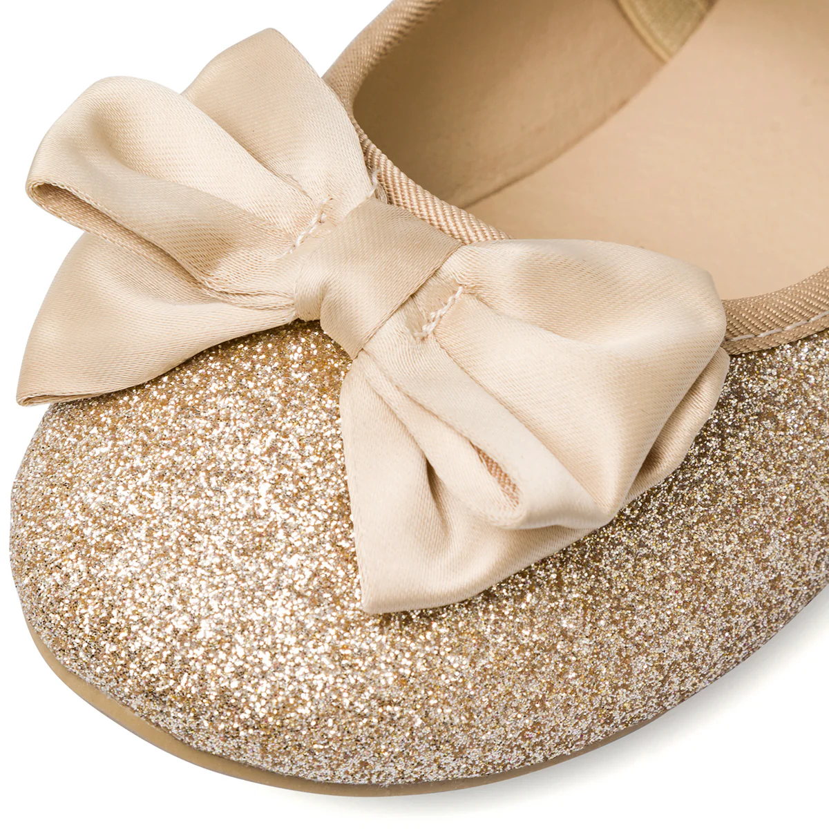 Ballerine in glitter oro da ragazza 10 Baci - Image 5