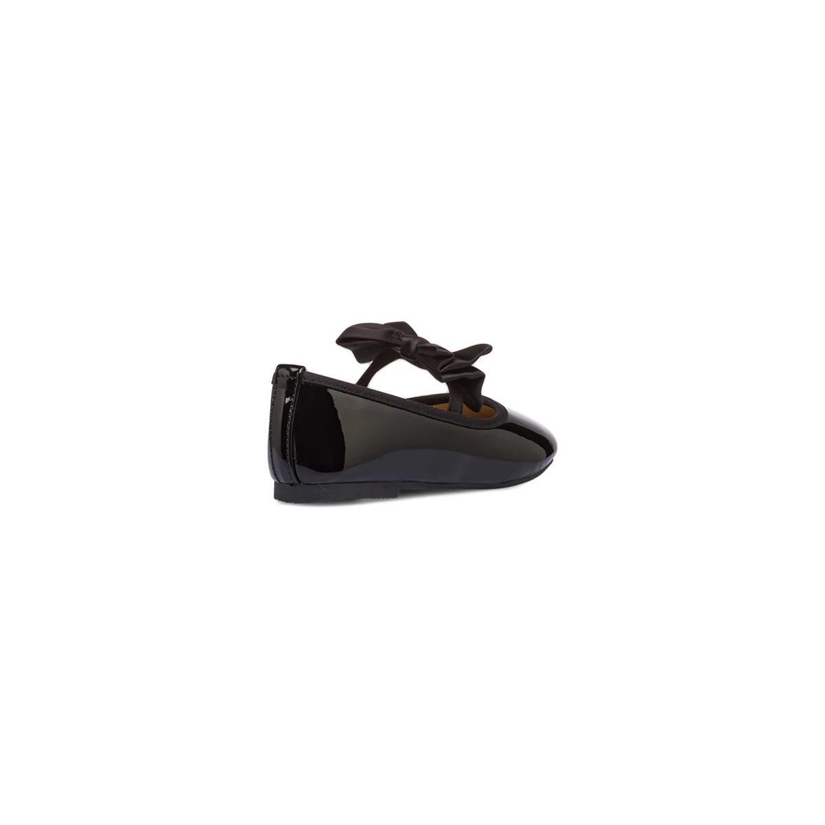 Ballerine in vernice nere da bambina con fiocco Le Scarpe di Alice - Image 3