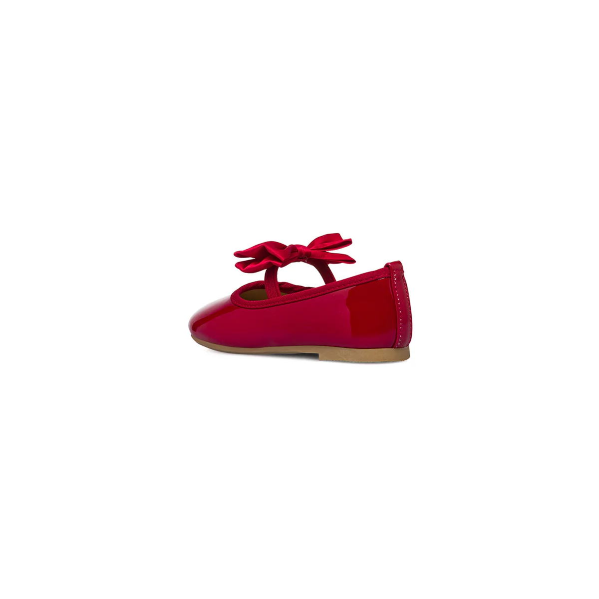 Ballerine in vernice rosse da bambina con fiocco Le Scarpe di Alice - Image 4