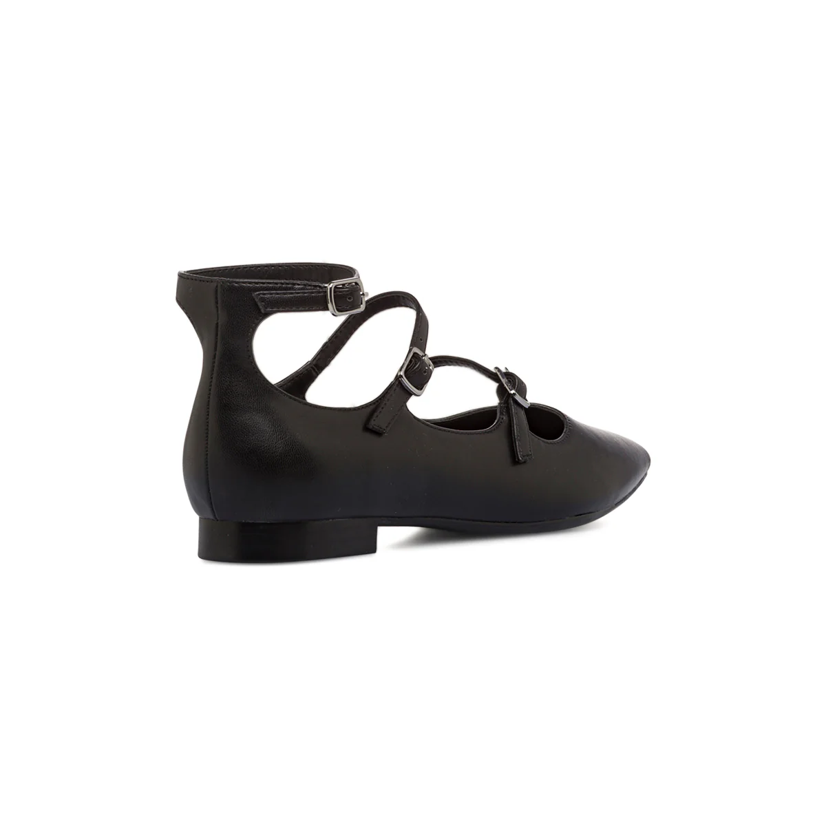 Ballerine Mary Jane nere da Donna con fibbie Lora Ferres - Image 5