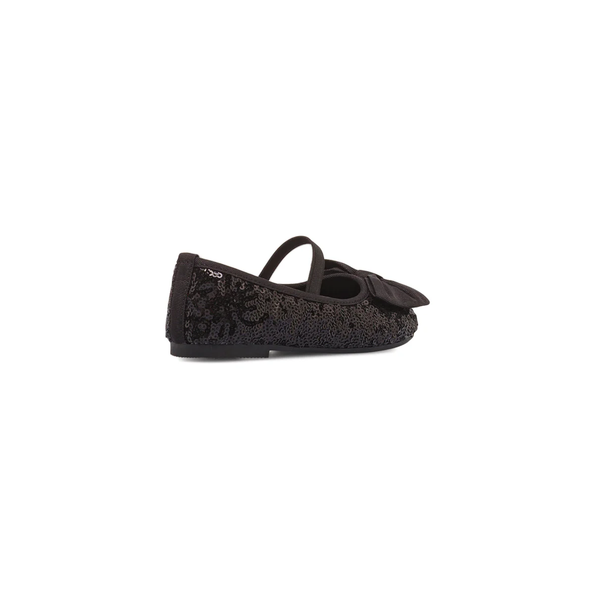 Ballerine nere con fiocco e paillettes da Bambina Dieci Baci - Image 3