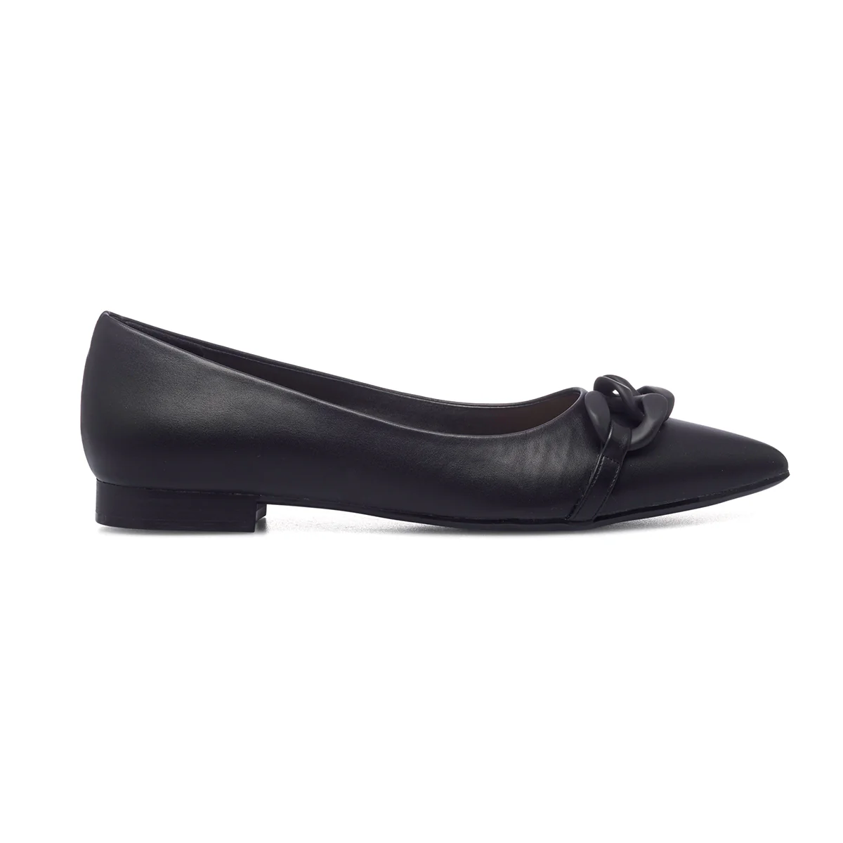 Ballerine nere con maxi-catena decorativa Lora Ferres - Image 10
