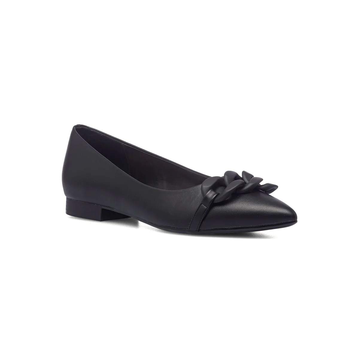 Ballerine nere con maxi-catena decorativa Lora Ferres - Image 11