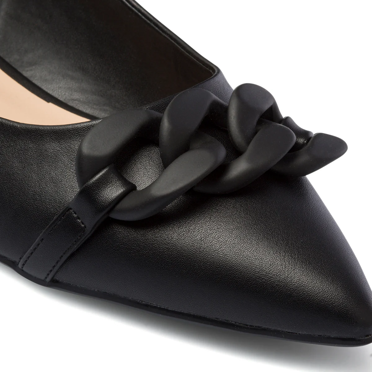 Ballerine nere con maxi-catena decorativa Lora Ferres - Image 13