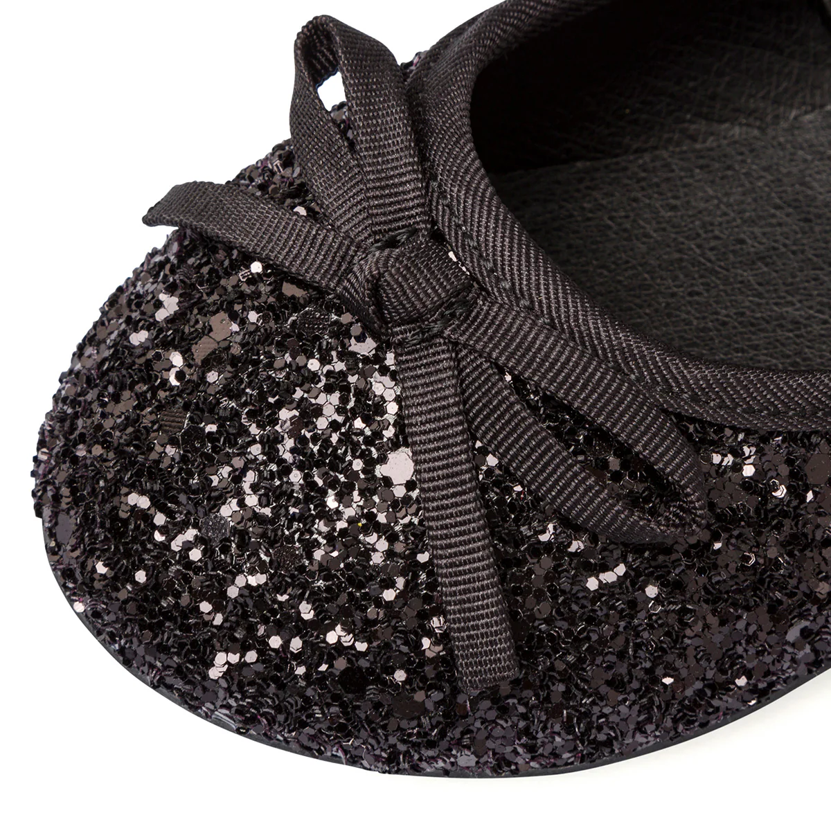 Ballerine nere da bambina con paillettes Le scarpe di Alice - Image 5