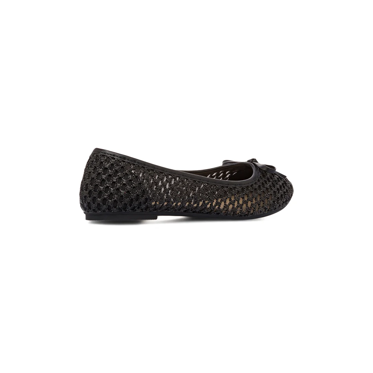 Ballerine nere da Donna traforate con fiocco Lora Ferres - Image 3