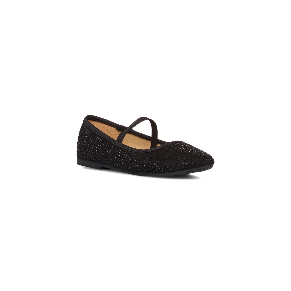 Ballerine nere da ragazza con strass 10 Baci - Image 2