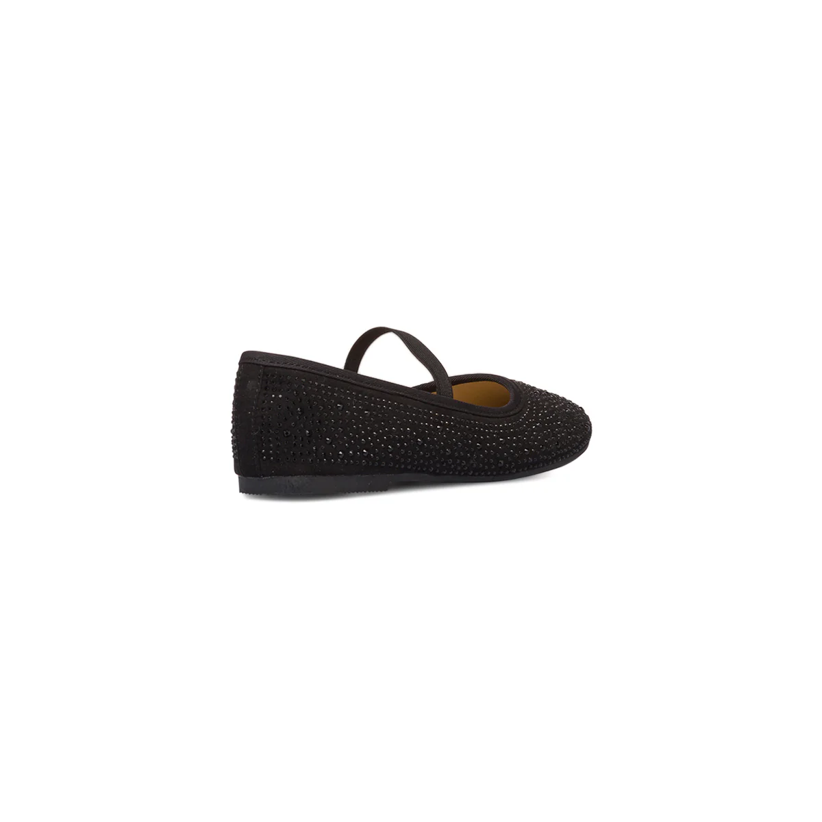 Ballerine nere da ragazza con strass 10 Baci - Image 3