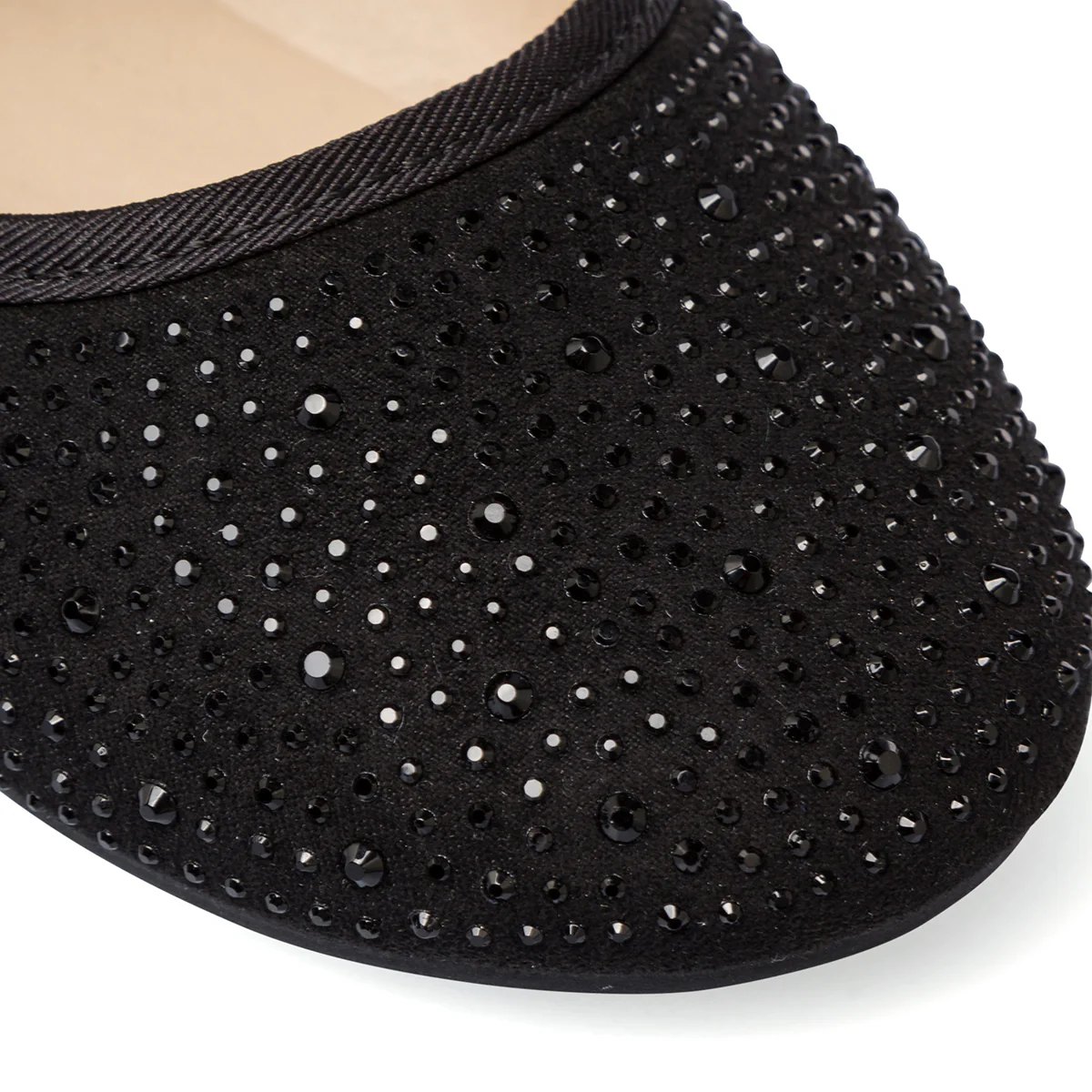 Ballerine nere da ragazza con strass 10 Baci - Image 5