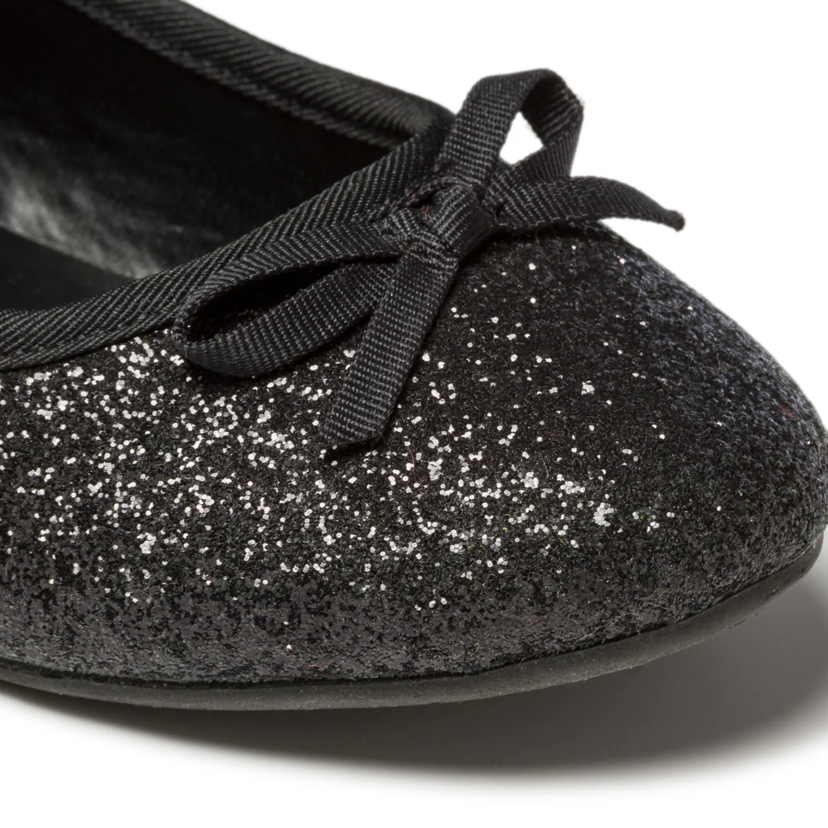 Ballerine nere effetto glitterato con cinturino Le scarpe di Alice - Image 5