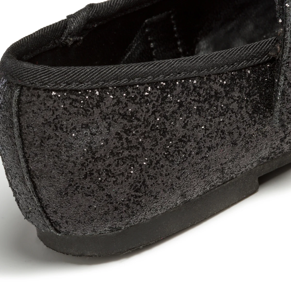 Ballerine nere effetto glitterato con cinturino Le scarpe di Alice - Image 7