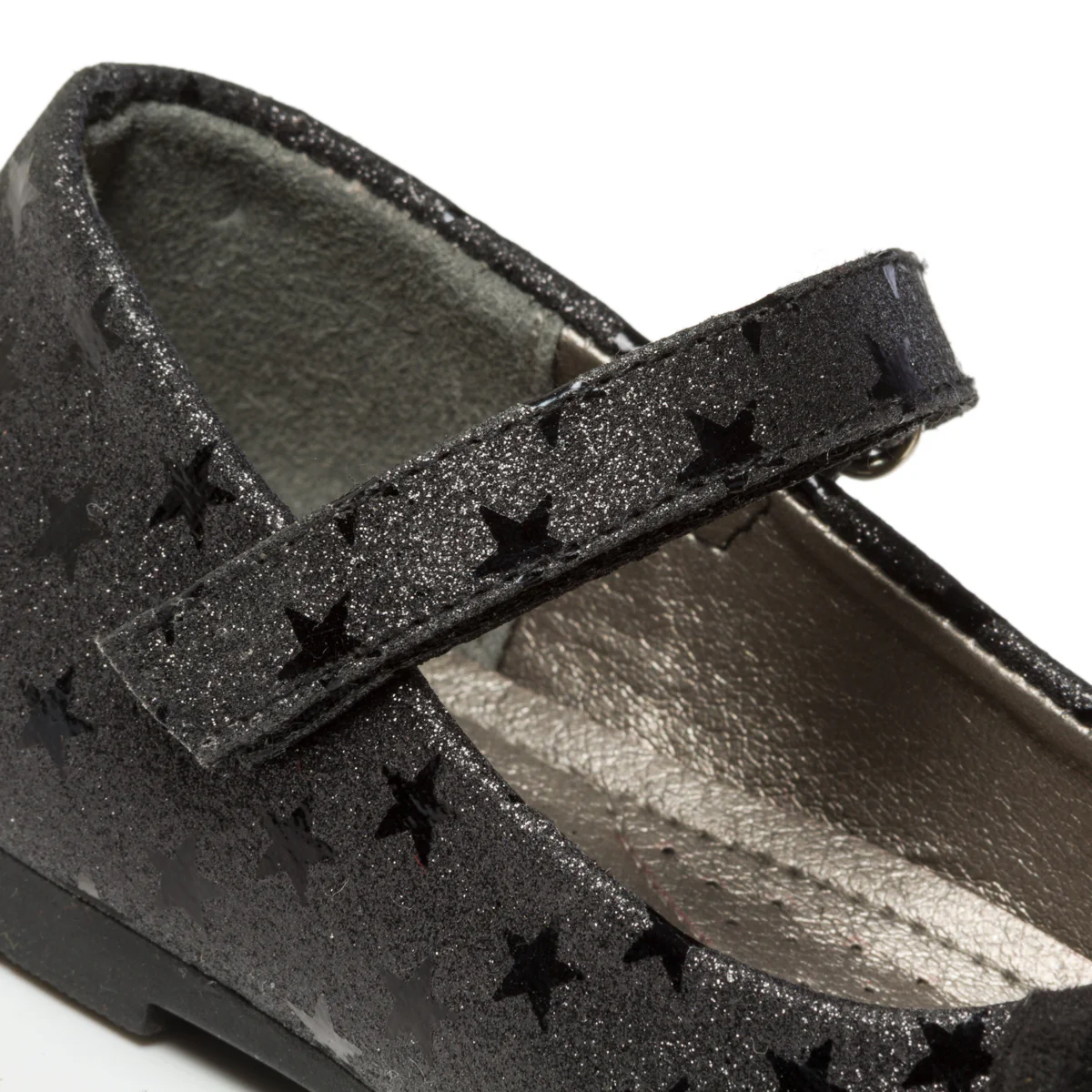 Ballerine nere effetto glitterato con fiocco Le scarpe di Alice - Image 6