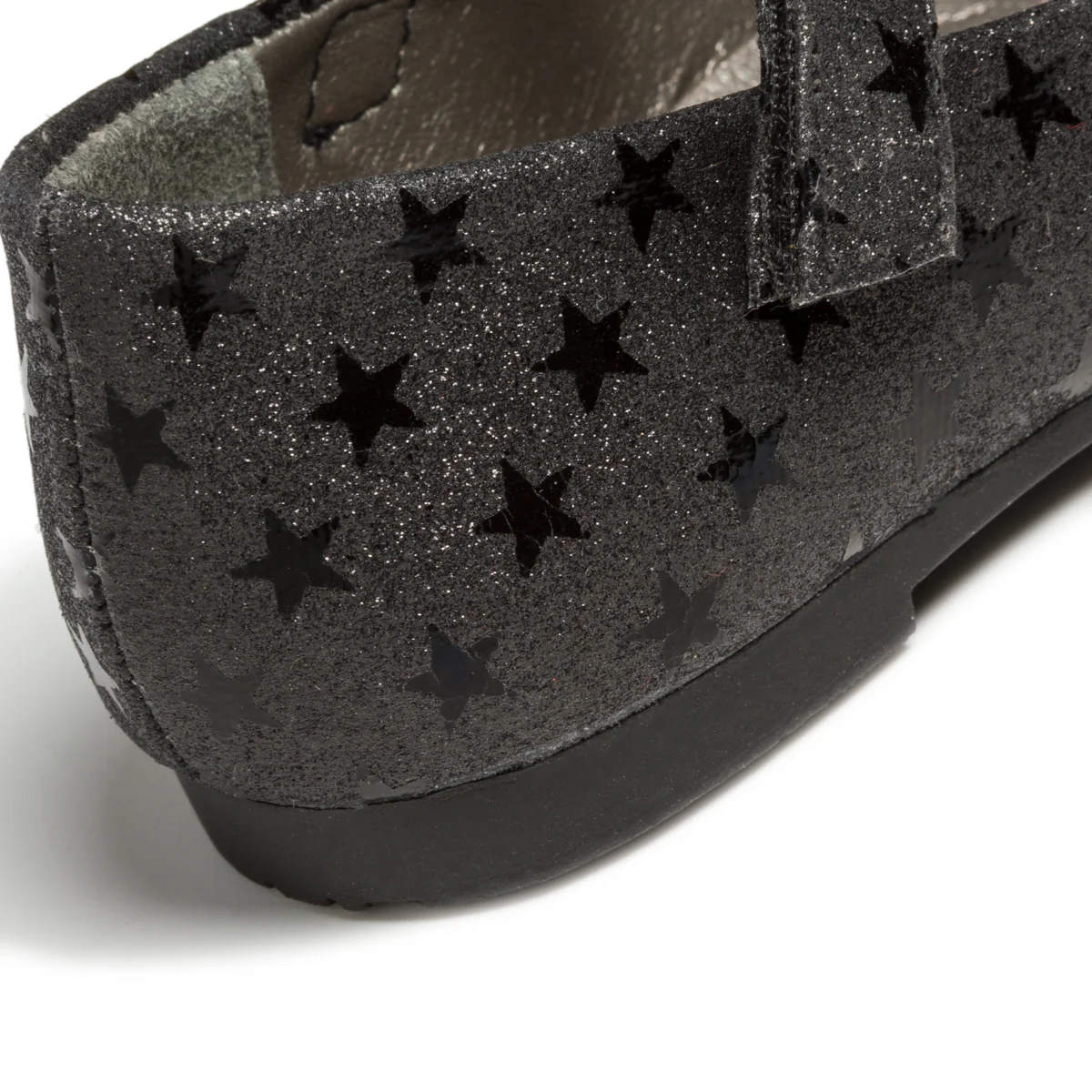Ballerine nere effetto glitterato con fiocco Le scarpe di Alice - Image 7