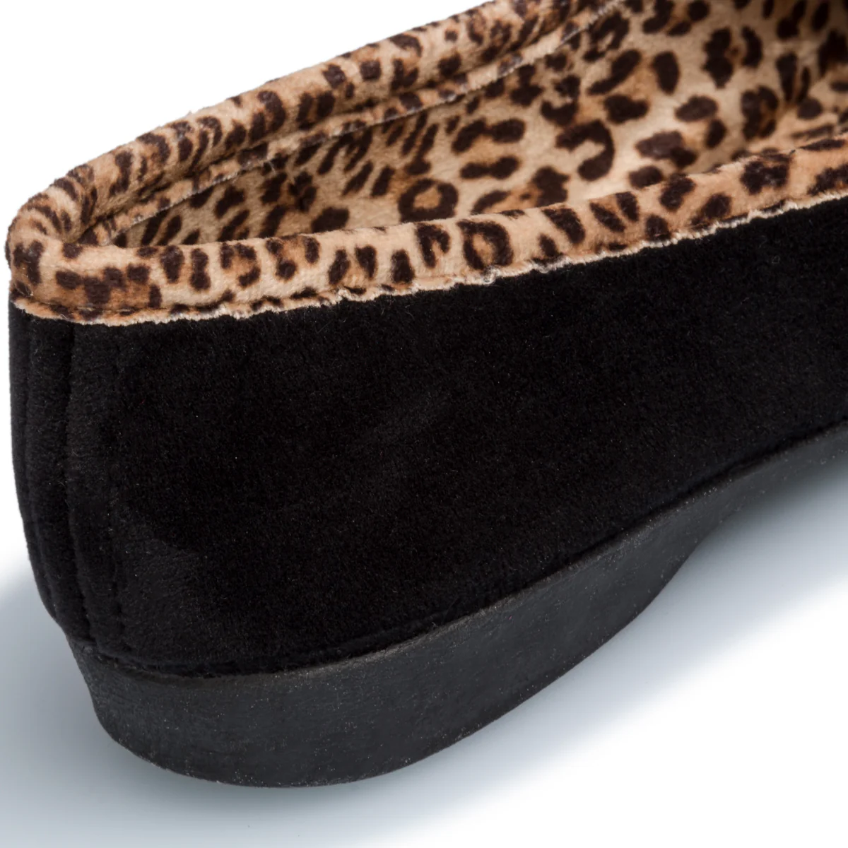 Ballerine nere in tessuto con profili animalier Annalisa Grenoble - Image 6