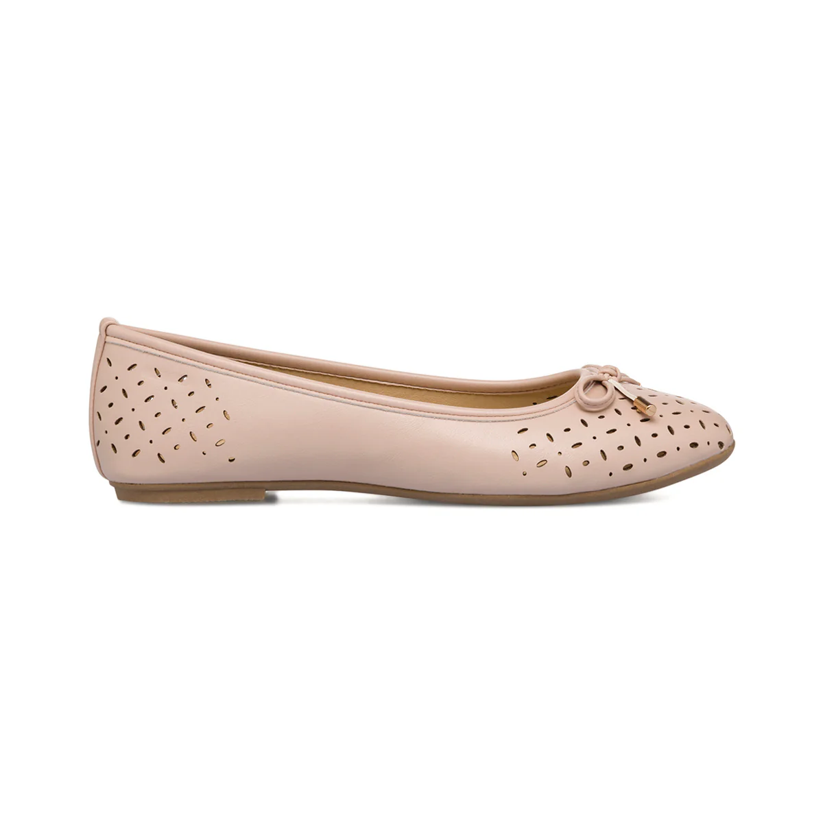 Ballerine nude da donna con dettagli traforati Lora Ferres