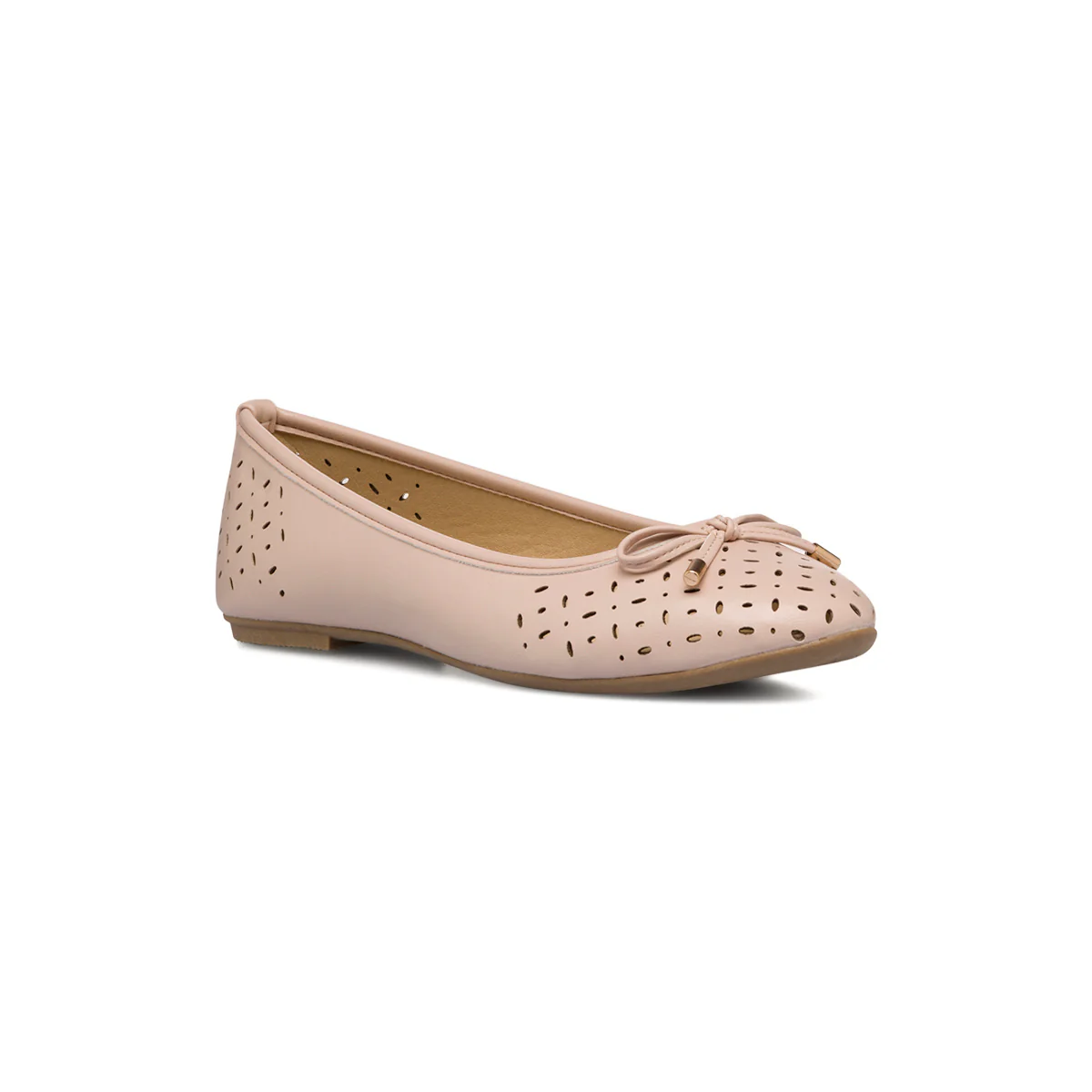 Ballerine nude da donna con dettagli traforati Lora Ferres - Image 2