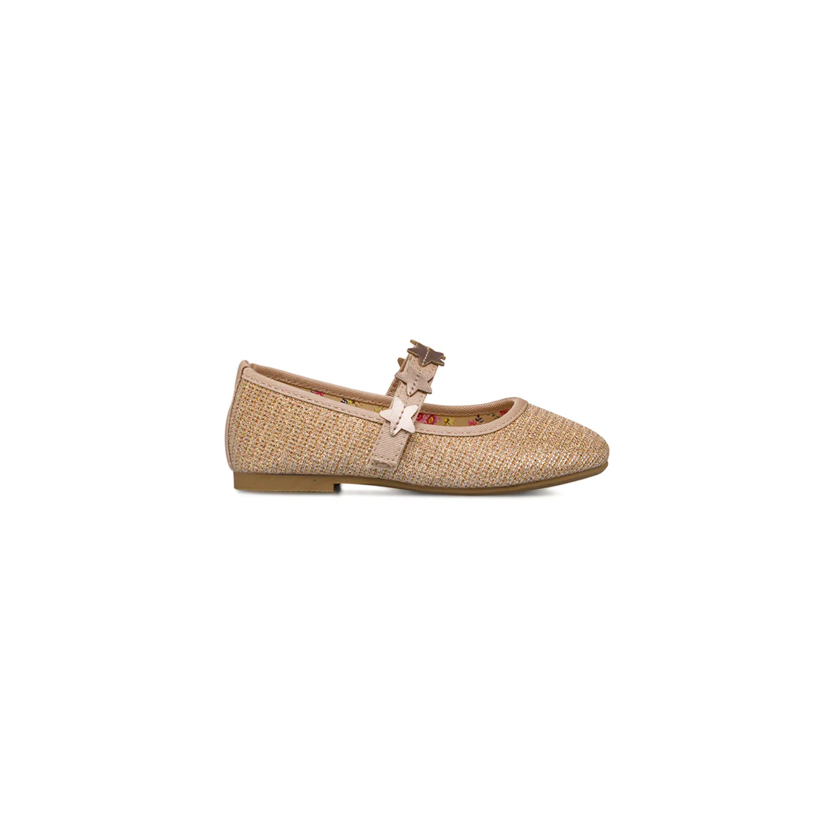 Ballerine oro da Bambina con stelle e glitter Le scarpe di Alice