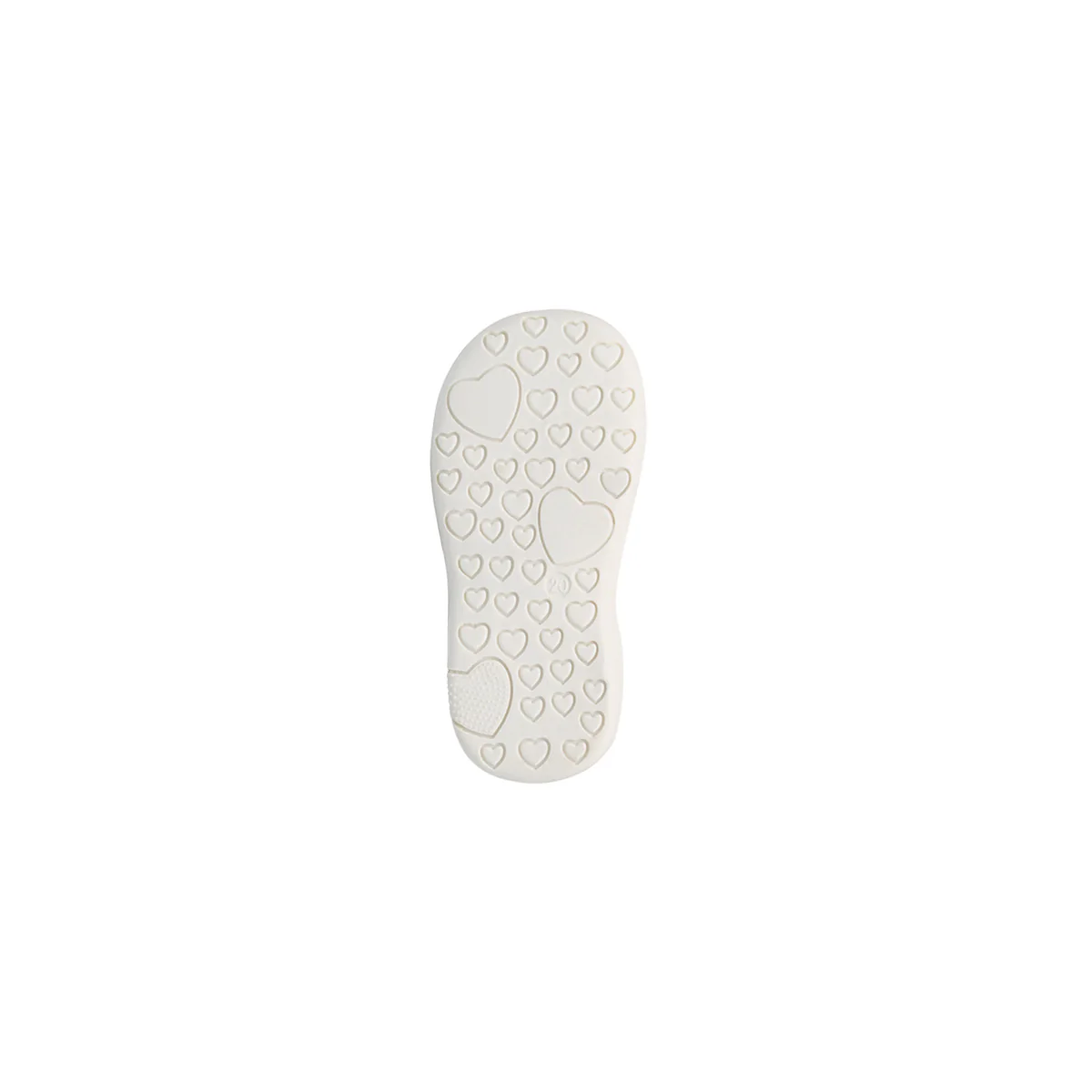 Ballerine primi passi bianche e argento da bambina con fiori e chiusura a strappo Le Scarpe di Alice - Image 4