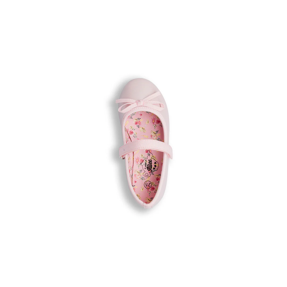 Ballerine rosa da Bambina con fiocco e cinturino Le scarpe di Alice - Image 4