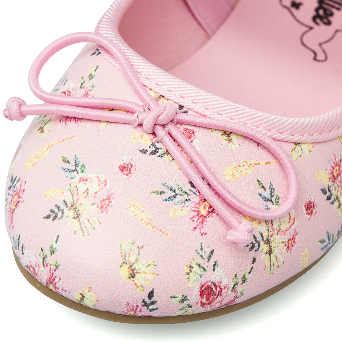 Ballerine rosa da Bambina con fiocco e cinturino Le scarpe di Alice - Image 3