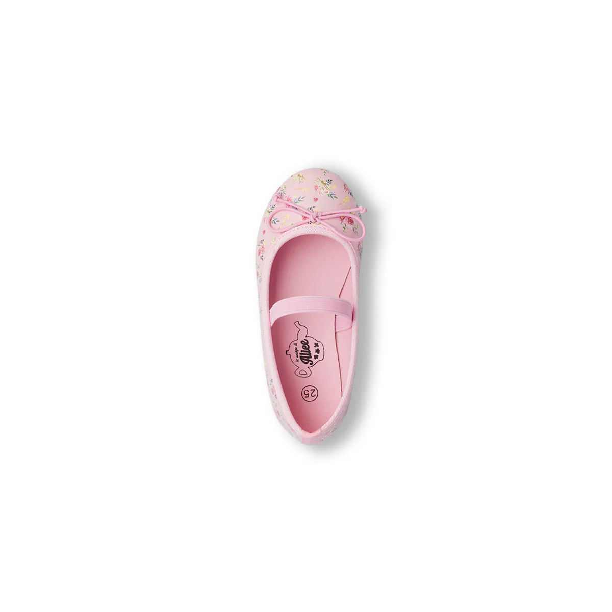 Ballerine rosa da Bambina con fiocco e cinturino Le scarpe di Alice - Image 4