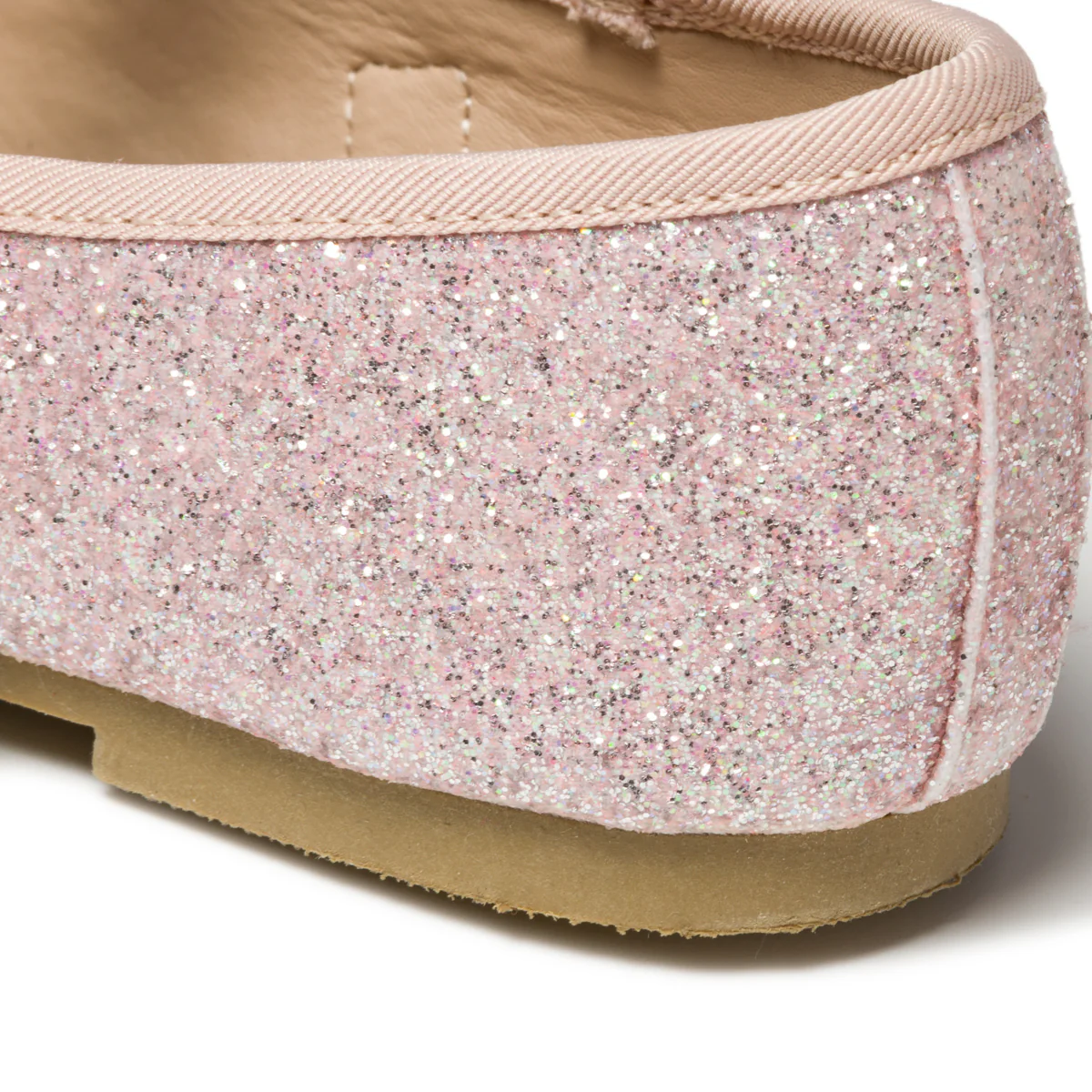 Ballerine rosa effetto glitterato con cinturino Le scarpe di Alice - Image 7