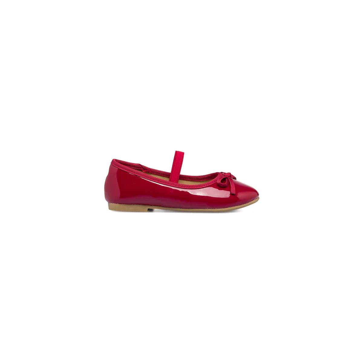 Ballerine rosse effetto vernice da bambina Le scarpe di Alice