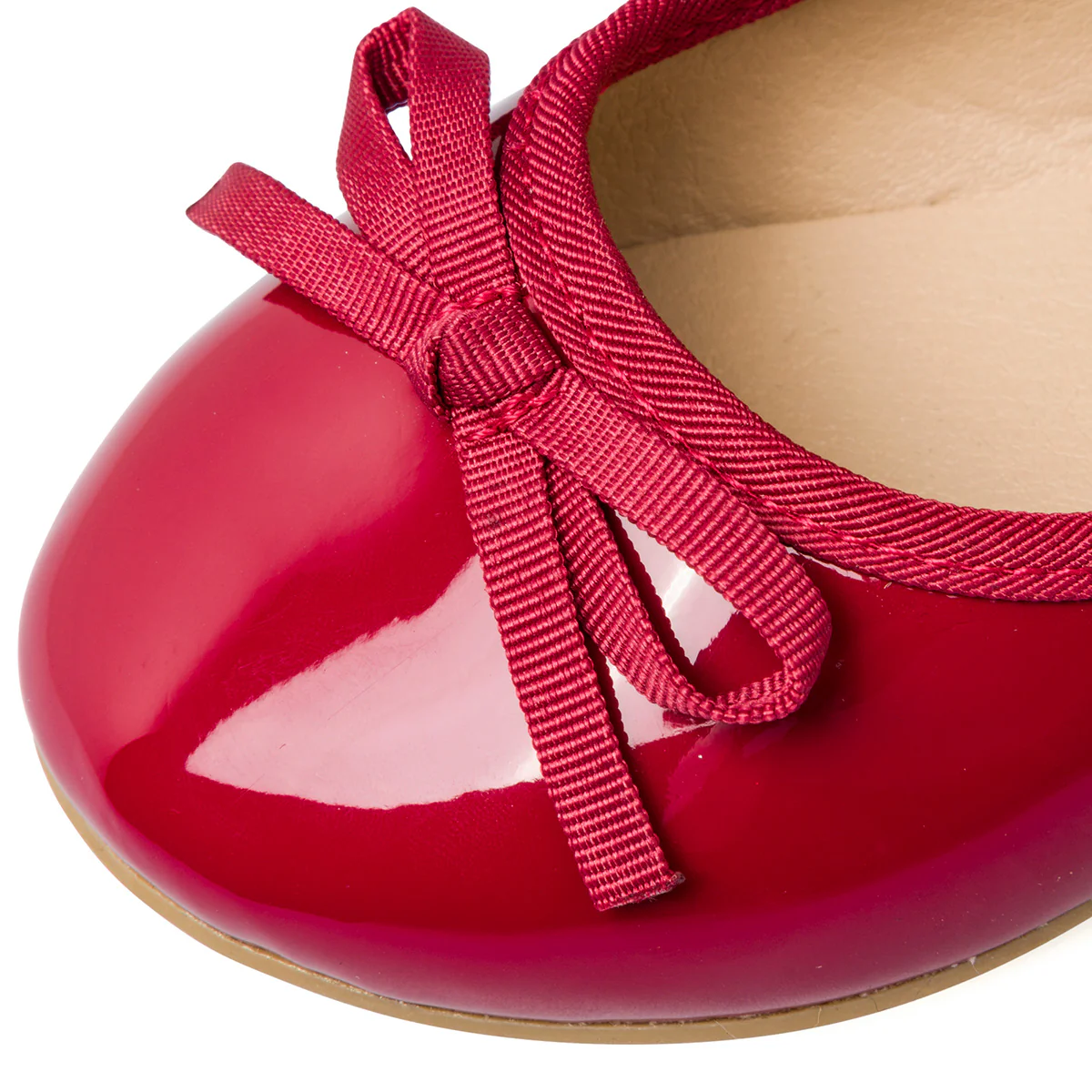 Ballerine rosse effetto vernice da bambina Le scarpe di Alice - Image 5