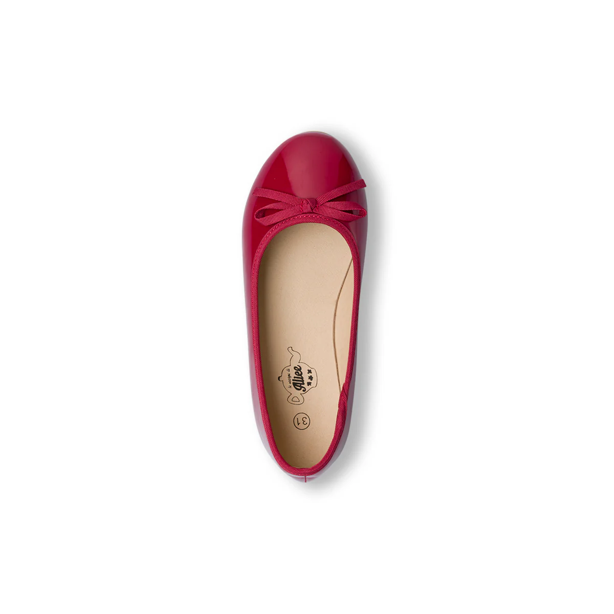 Ballerine rosse effetto vernice da bambina Le scarpe di Alice - Image 5