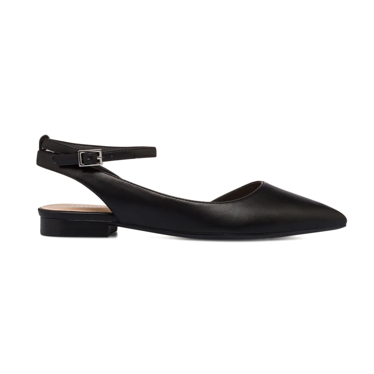 Ballerine slingback nere con cinturino alla caviglia Lora Ferres - Image 4