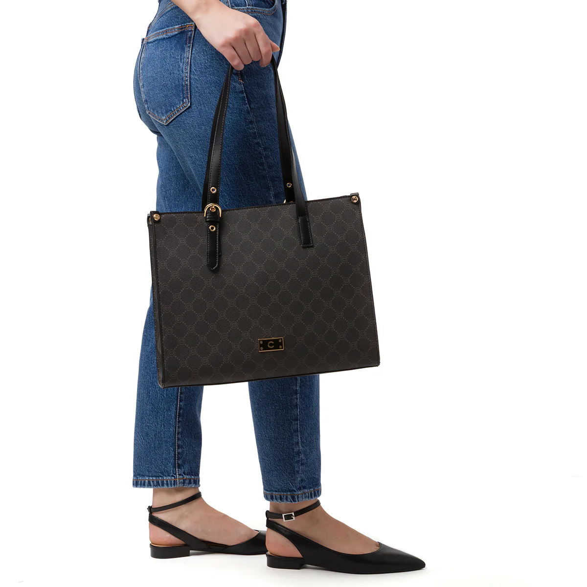 Ballerine slingback nere da Donna con cinturino alla caviglia Lora Ferres - Image 2