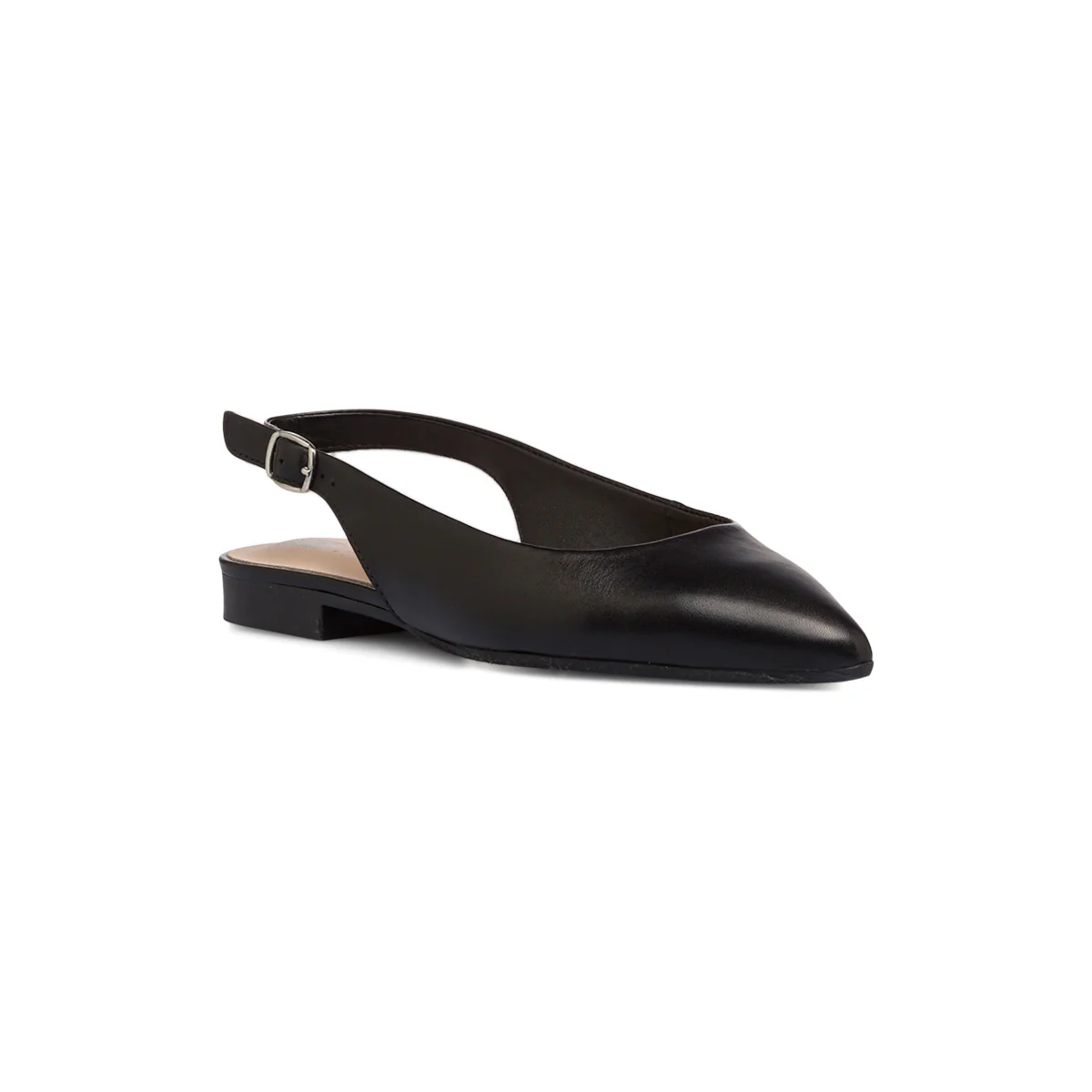 Ballerine slingback nere in pelle da donna Primopiano - Image 6
