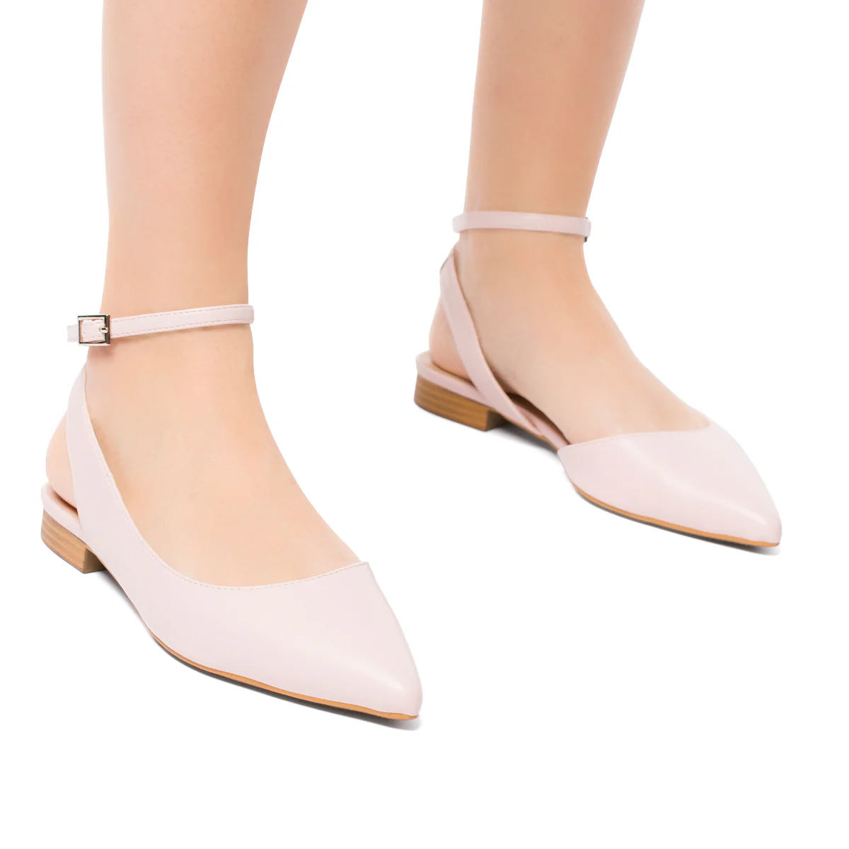 Ballerine slingback rosa con cinturino alla caviglia Lora Ferres - Image 2