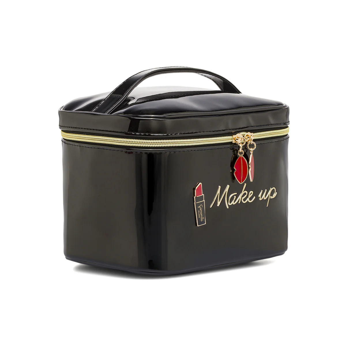 Beauty case Nero da Donna con scritta Make up e charms Camomilla - Image 2