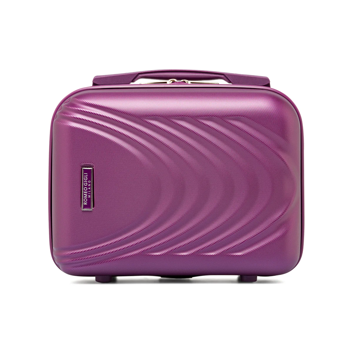 Beauty case rigido leggero Boarding bag viola Romeo Gigli Milano