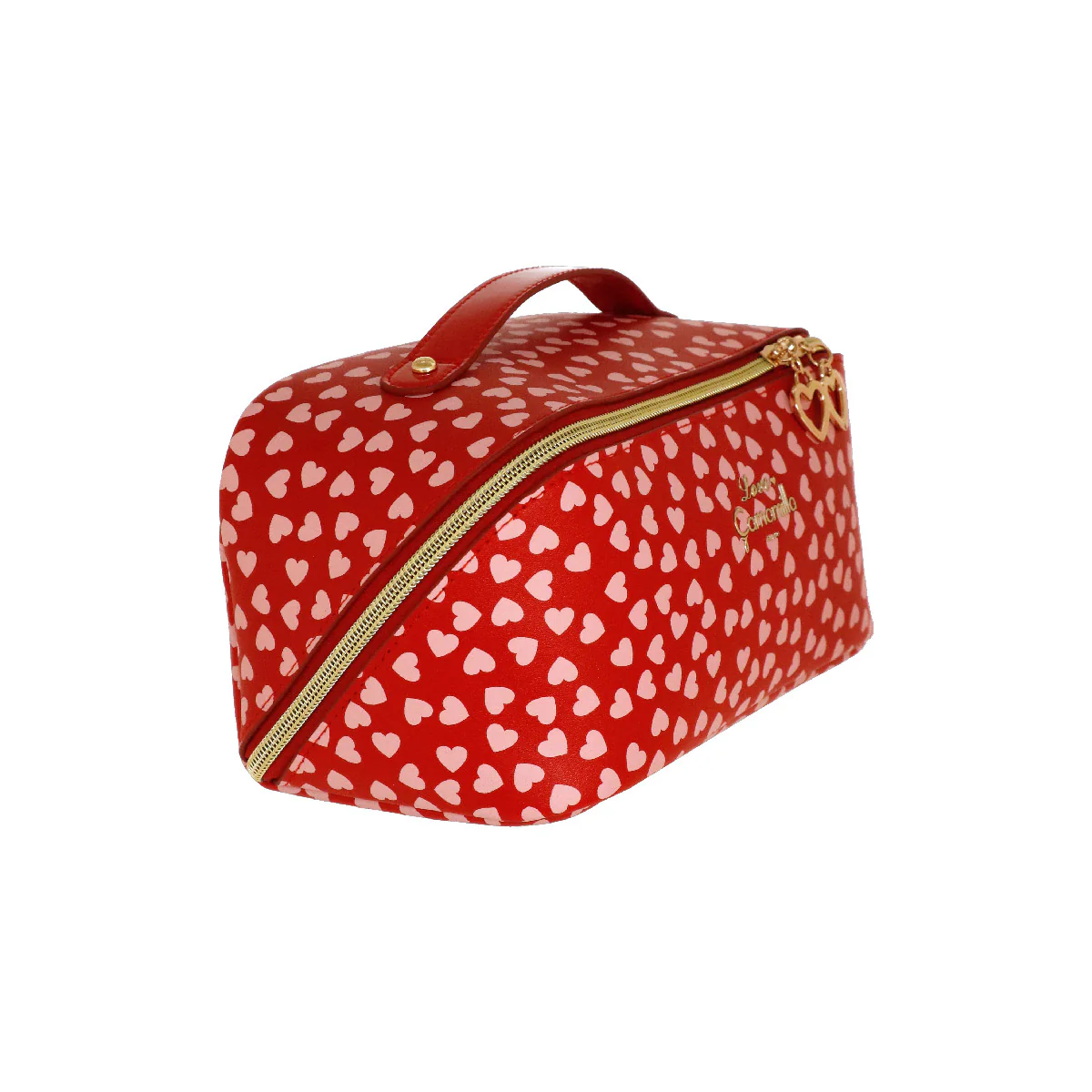 Beauty case rosso da Donna con cuori Camomilla Milano - Image 3