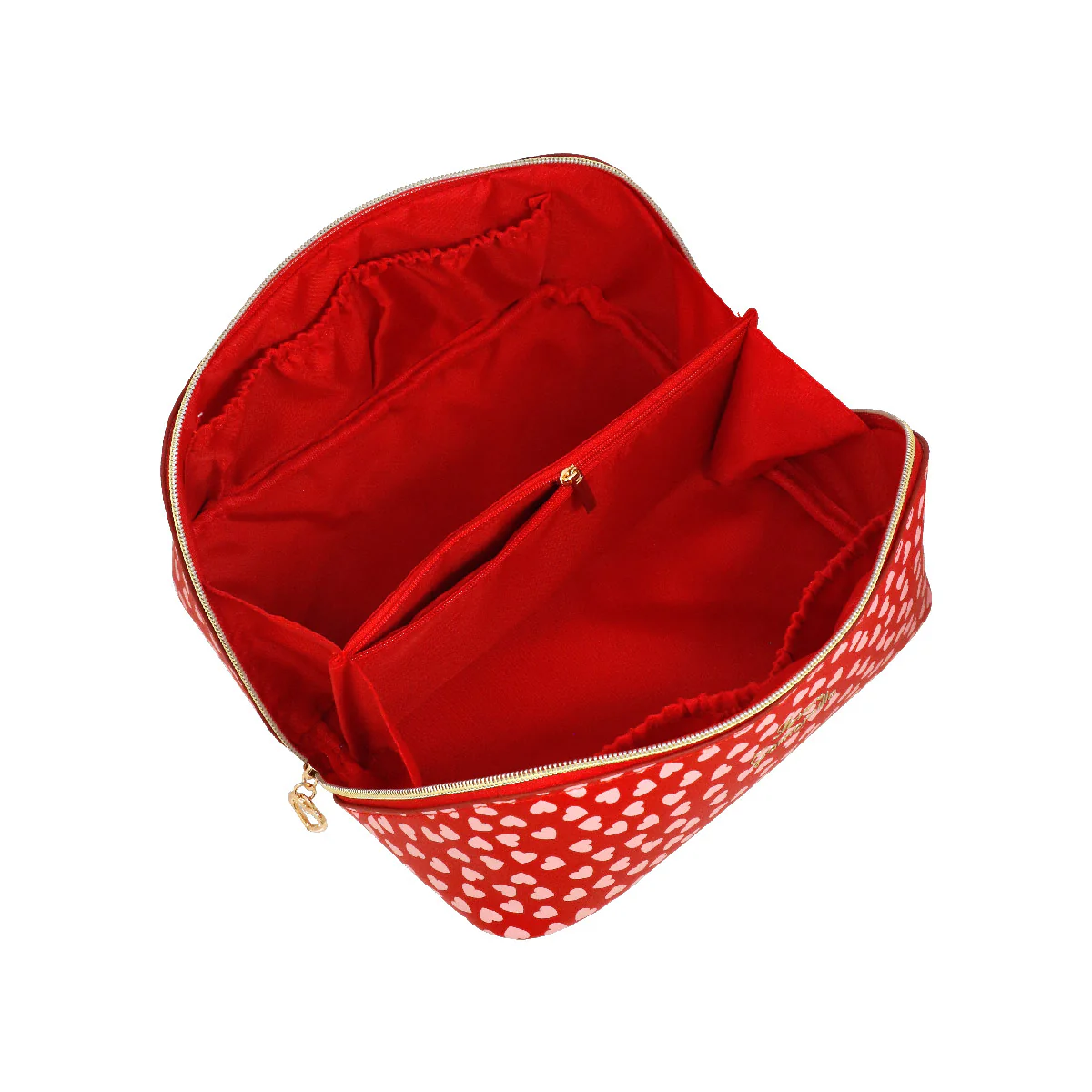 Beauty case rosso da Donna con cuori Camomilla Milano - Image 4