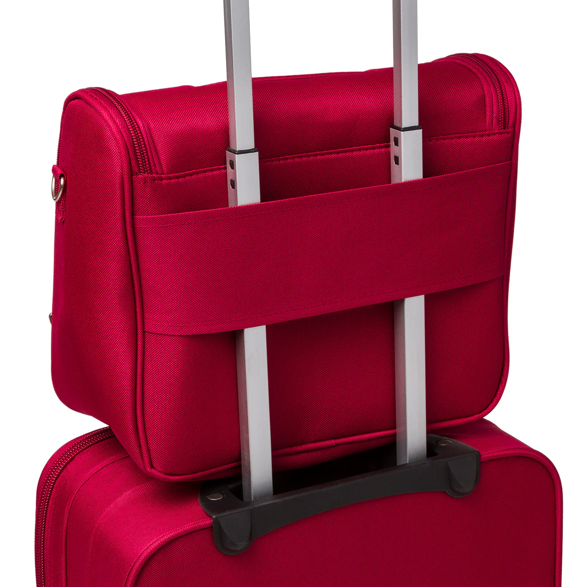 Beauty necessaire da viaggio grande rosso in tessuto Govago - Image 2