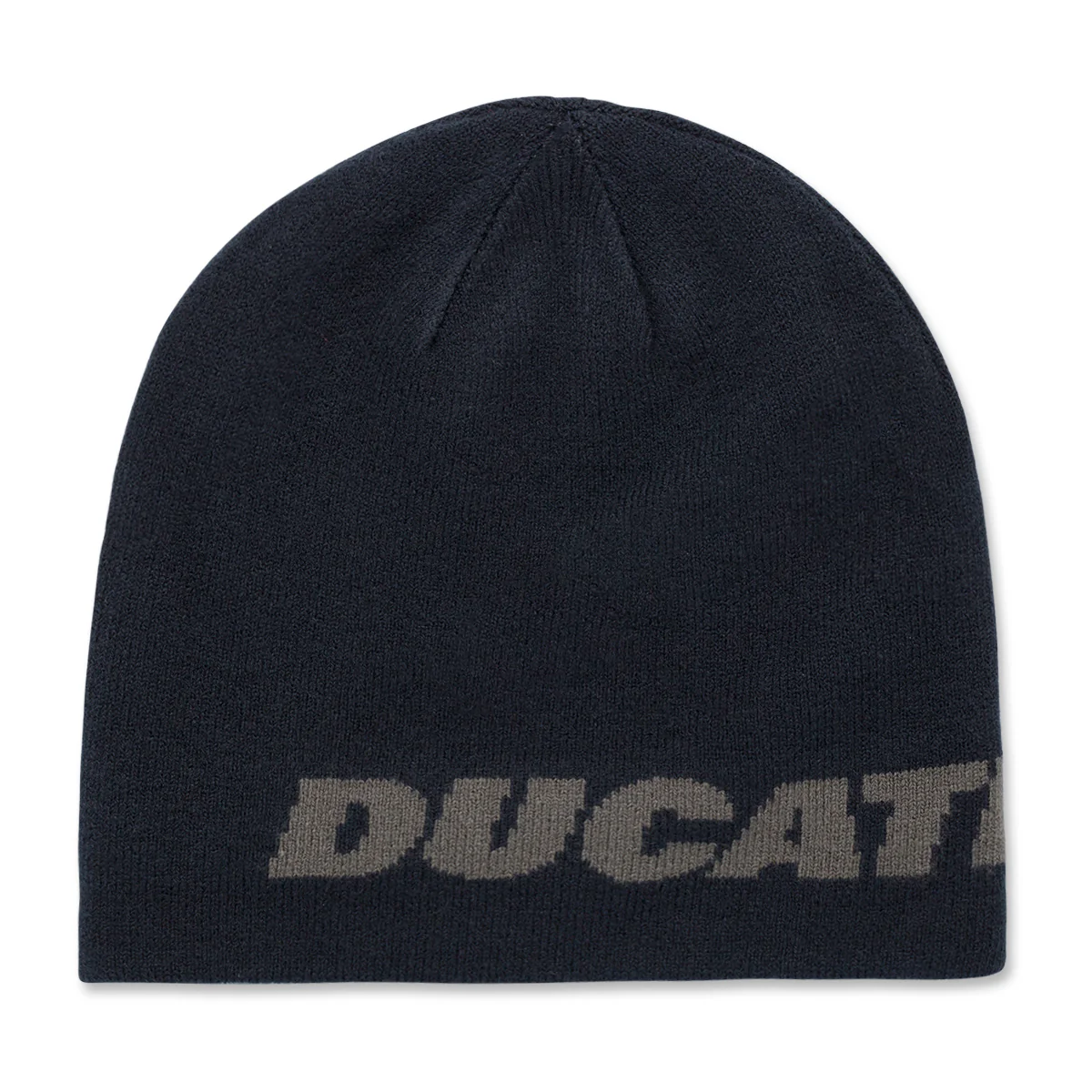 Berretto blu e grigio da uomo con logo Ducati Corse