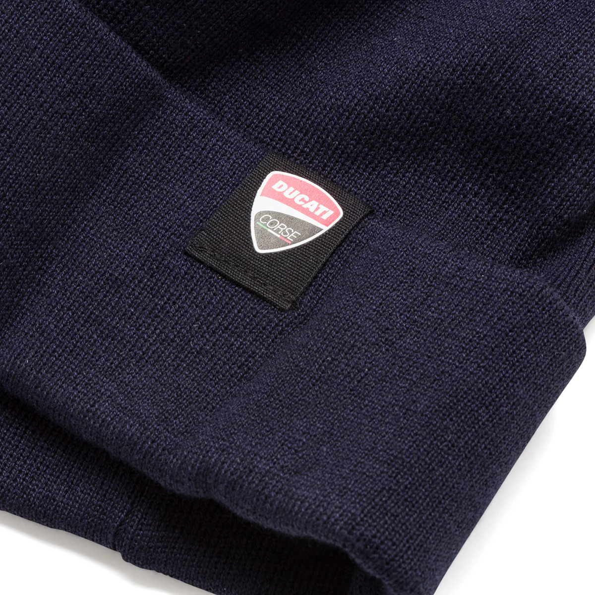 Berretto invernale blu con logo Ducati Corse Assen - Image 3